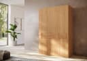 Home Affaire Kleiderschrank Léopoldine Massivholz Kernbuche Braun Bild 4