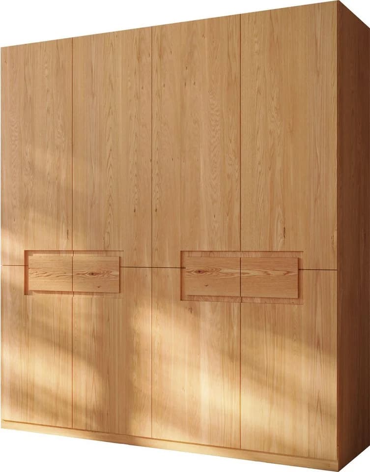 Home Affaire Kleiderschrank Léopoldine Massivholz Kernbuche Braun - Bild 1