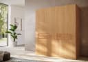 Home Affaire Kleiderschrank Léopoldine Massivholz Kernbuche Braun Bild 2