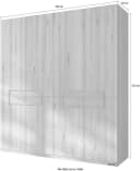 Home Affaire Kleiderschrank Léopoldine Massivholz Kernbuche Braun Bild 3