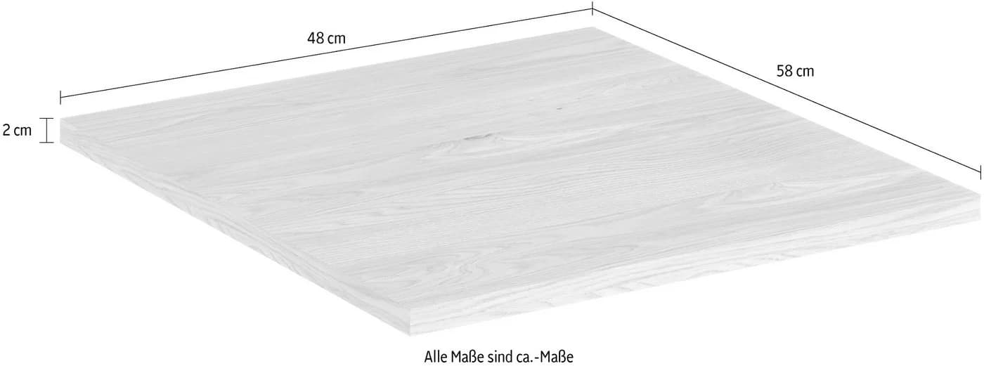 HOME AFFAIRE Einlegeboden Léopoldine Braun Massivholz - Bild 3