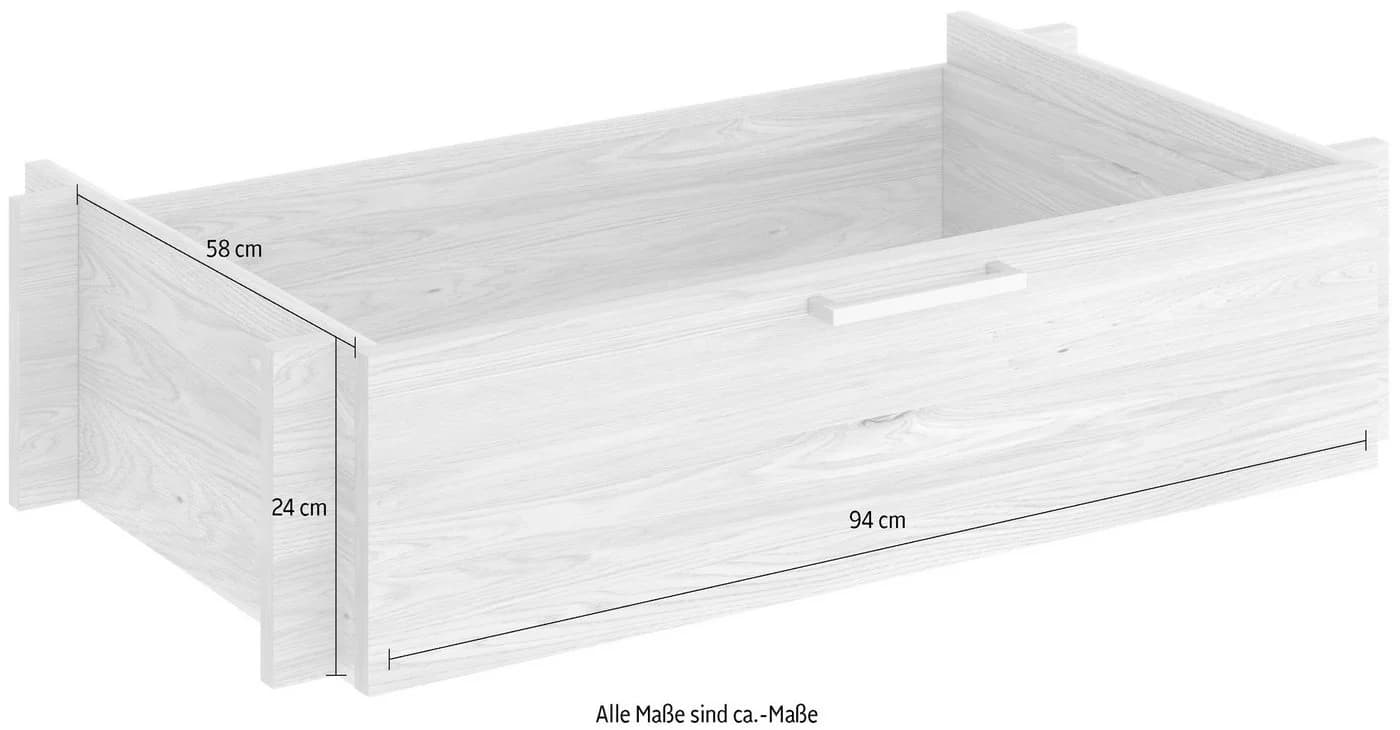 Schubladeneinsatz HOME AFFAIRE "Léopoldine" Beige Kernbuche 98 cm - Bild 4