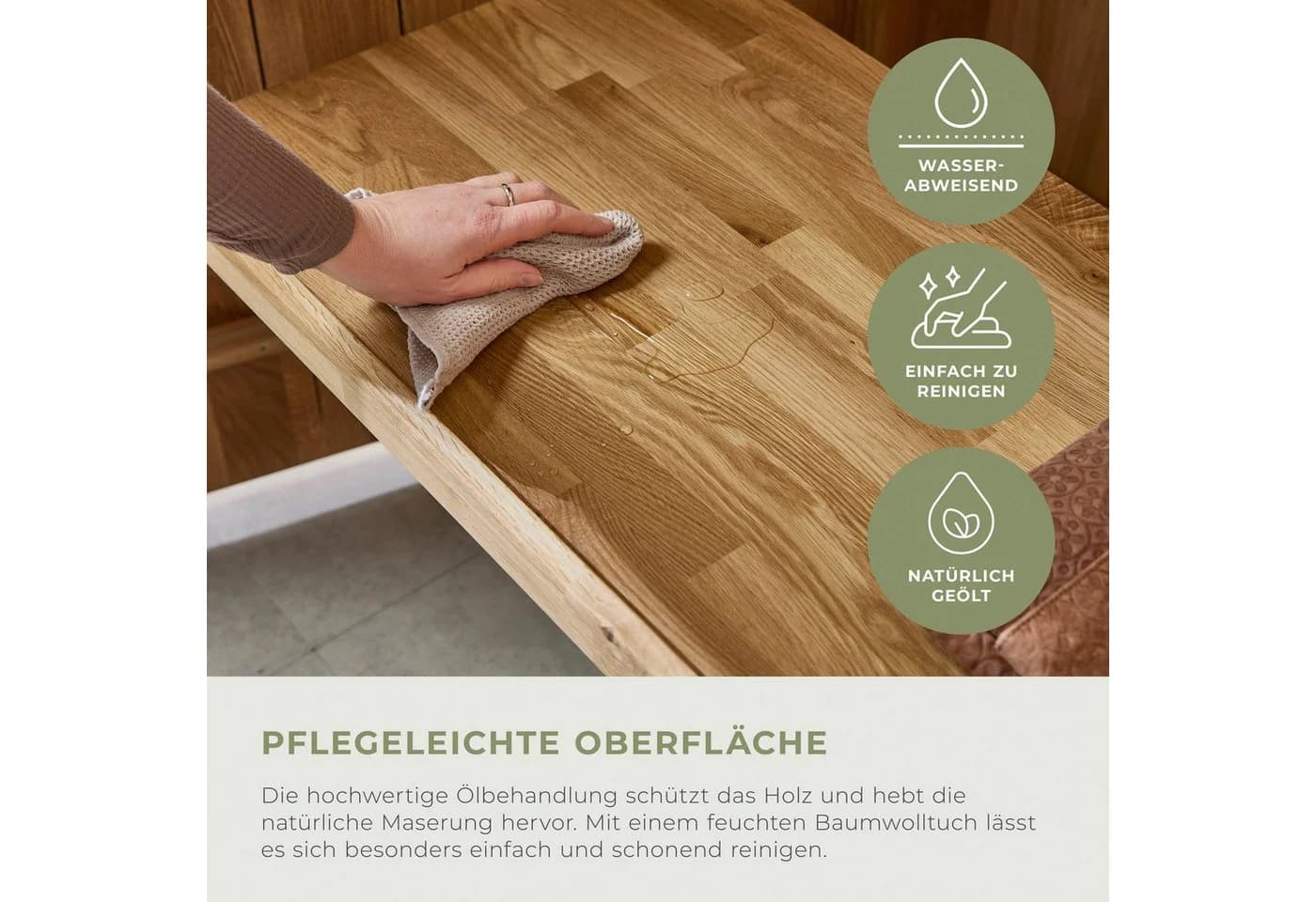 Home Affaire Kleiderschrank Azelie Wildeiche Massivholz - Bild 5