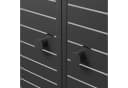 AQUALAVOS Dusch-Doppelflügeltür Pendeltür Schwarz Matt 6 mm ESG Glas Bild 5