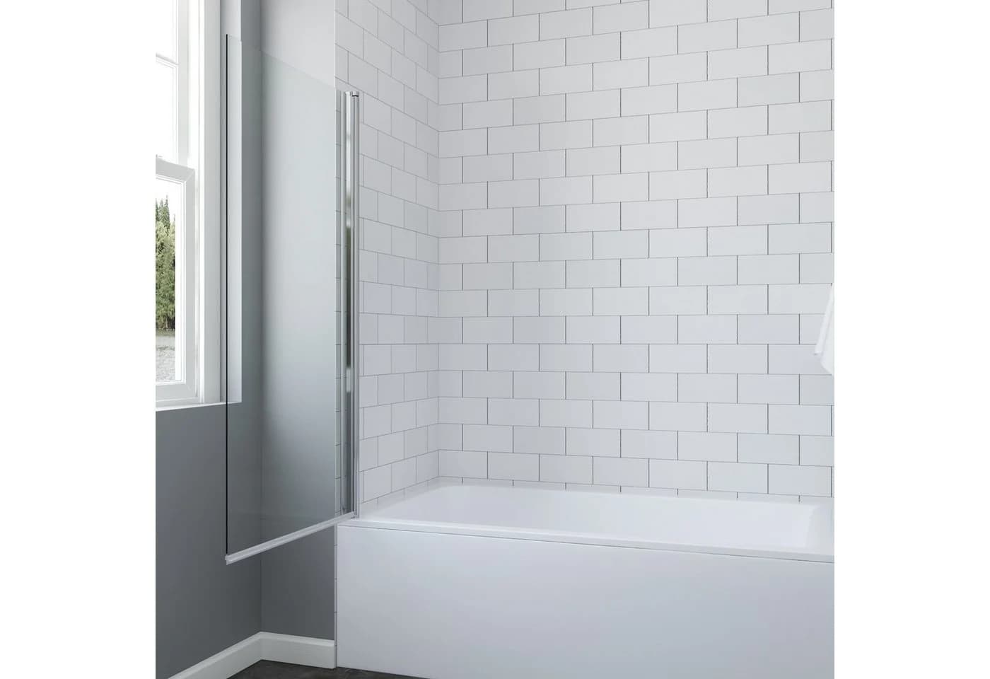 AQUALAVOS Badewannenaufsatz mit ESG Glas und Hebe-Senk-Funktion - Bild 4