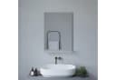 AQUALAVOS Wandspiegel mit Ablage Silber Aluminiumrahmen Kristallglas Bild 2