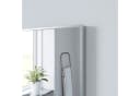AQUALAVOS Wandspiegel mit Ablage Silber Aluminiumrahmen Kristallglas Bild 5