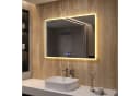 AQUALAVOS LED Badspiegel mit Touch-Sensor und Anti-Beschlag Bild 1
