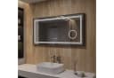 AQUALAVOS LED Badspiegel 100-120 cm Dimmbar Schwarz Bild 3