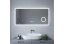 AQUALAVOS LED Badspiegel 120x60cm mit 3X Vergrößerung und Anti-Beschlag Bild 2