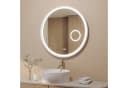 AQUABATOS Badspiegel Rund LED Beleuchtung 80 cm Wandspiegel Bild 1