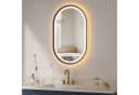 Ovaler LED-Badspiegel in modernem Design Bild 2