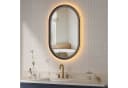 Ovaler LED-Badspiegel in modernem Design Bild 3