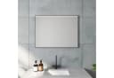 AQUABATOS Wandspiegel Schwarz Aluminium Rahmen Bild 1