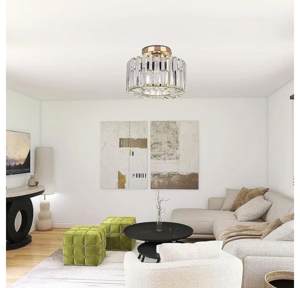 Riserva Kristall Deckenlampe E27 Gold - Bild 3