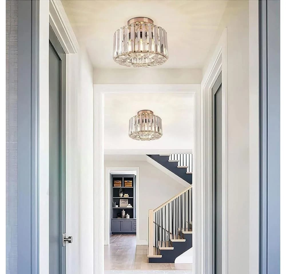 Riserva Kristall Deckenlampe E27 Gold - Bild 4