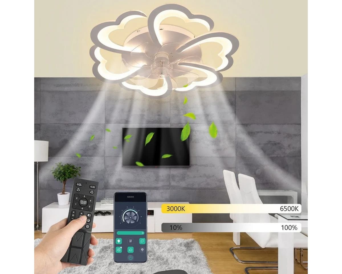 LED Deckenventilator mit Beleuchtung - Modern & Leise - Bild 2