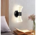 Riserva LED Wandleuchte Schwarz Acryl 12W Augenschutz Bild 4