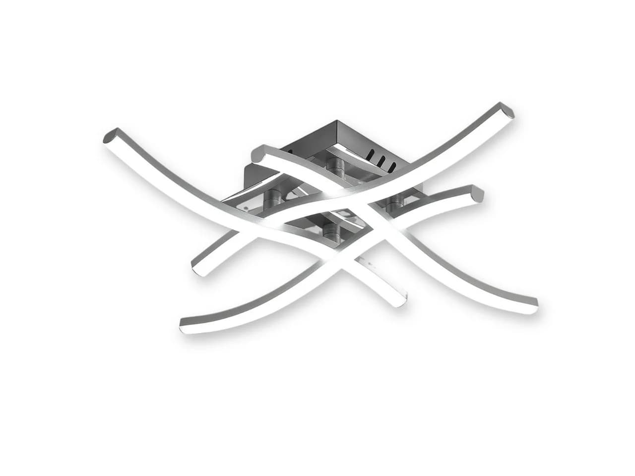 Riserva LED Deckenleuchte 28W dimmbar Silber Fernbedienung - Bild 2