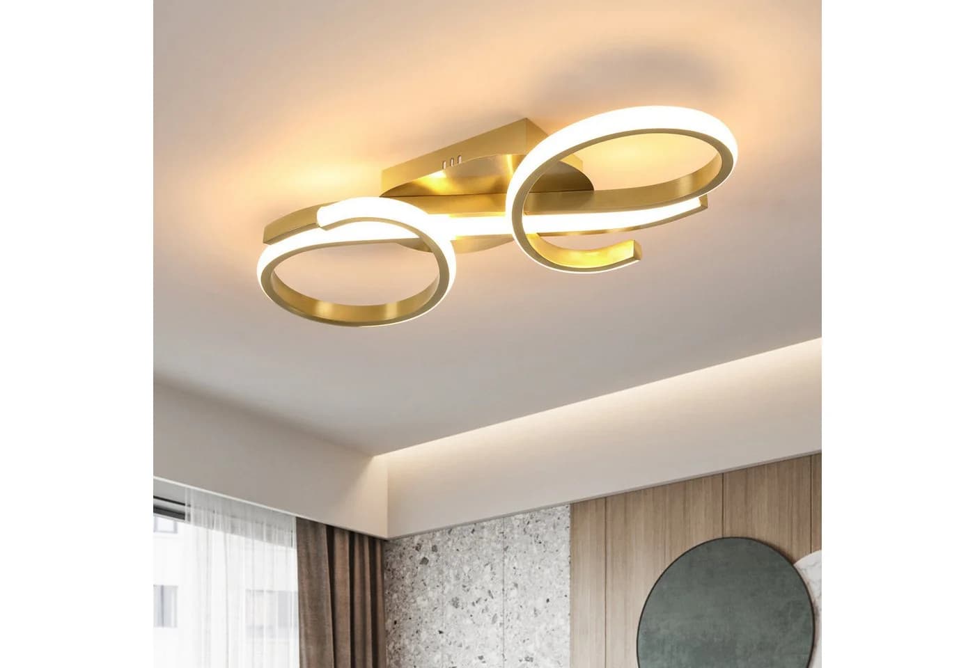 Riserva LED Deckenleuchte 36W Gold - Bild 3