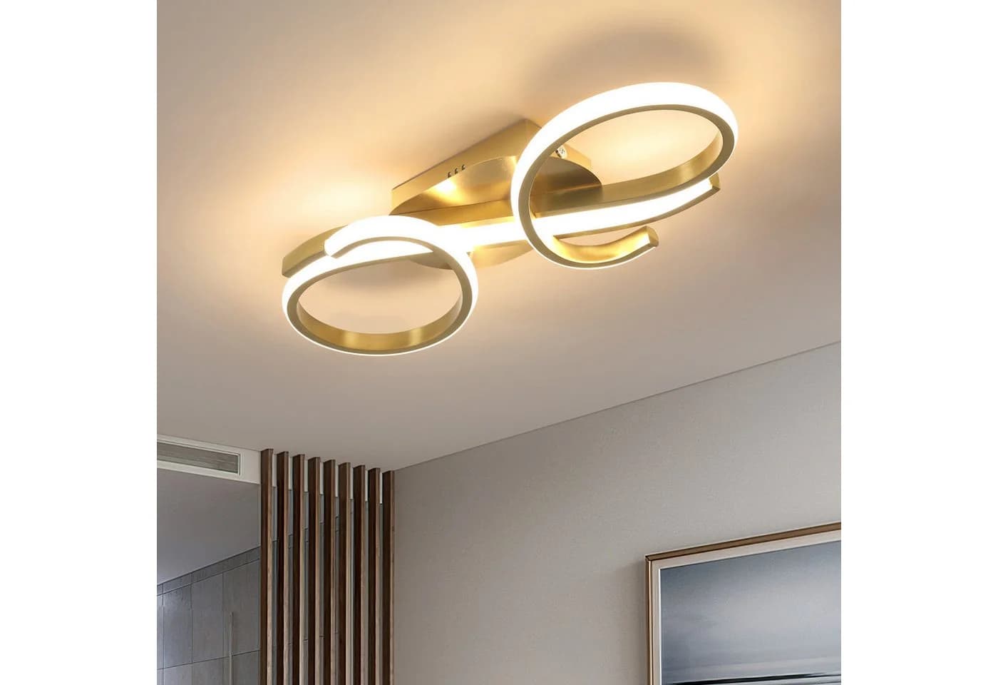 Riserva LED Deckenleuchte 36W Gold - Bild 4