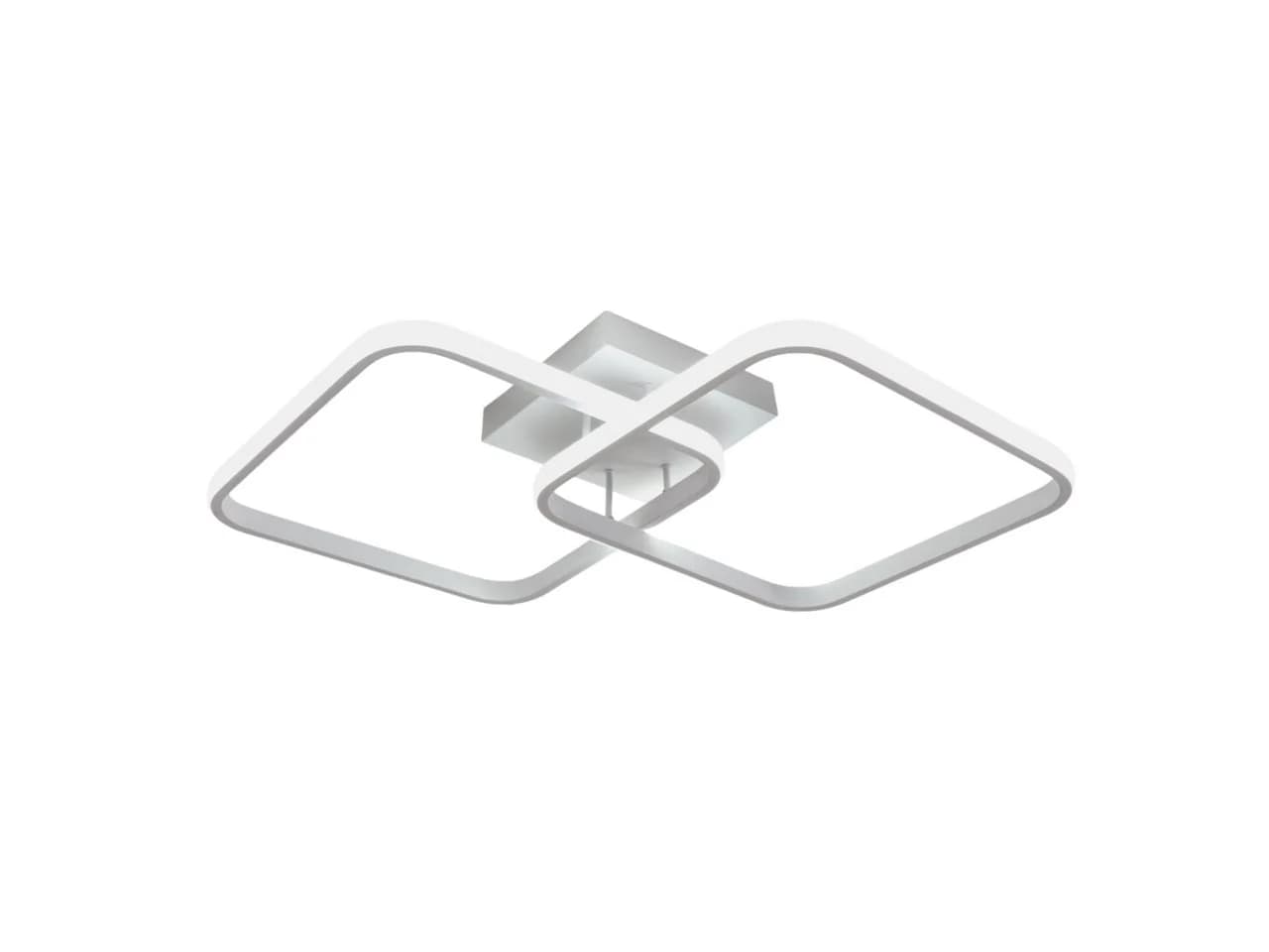 Riserva LED Deckenleuchte Modern Kreuz Design Weiß 50W - Bild 2