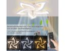 oyajia LED Deckenleuchte 75W Moderne LED-Deckenleuchte mit Lüfter Bild 4
