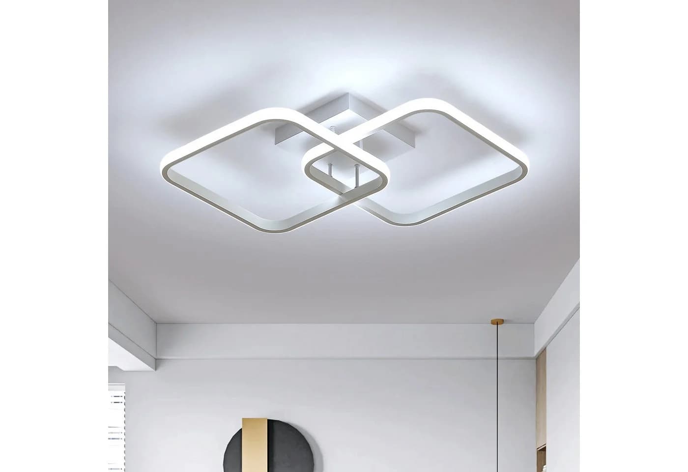 Riserva LED Deckenleuchte dimmbar 50W Fernbedienung Weiß