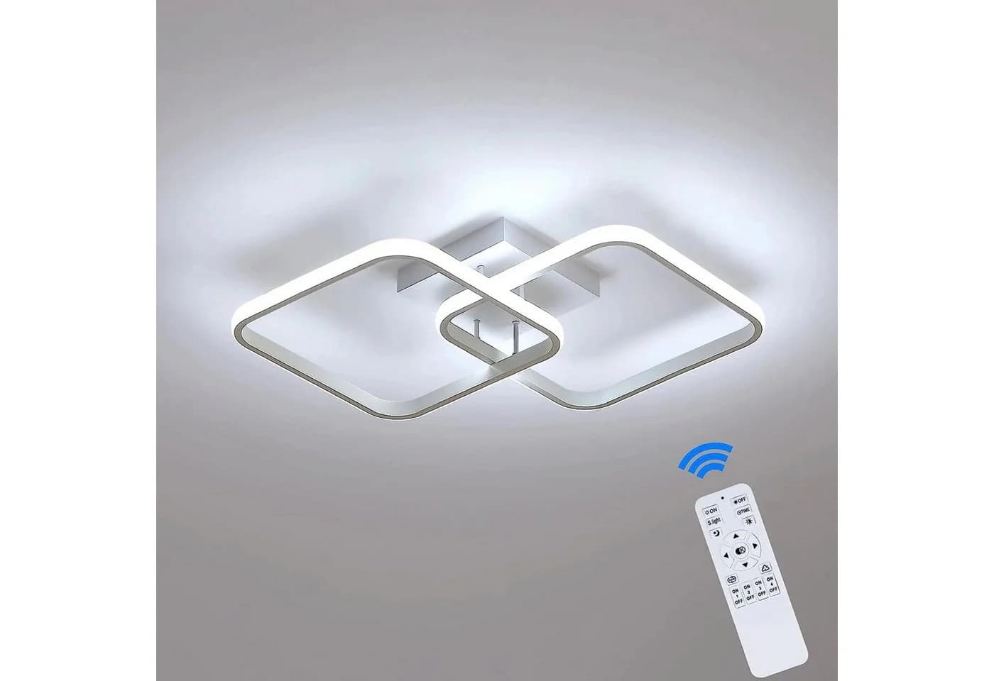 Riserva LED Deckenleuchte dimmbar 50W Fernbedienung Weiß - Bild 2