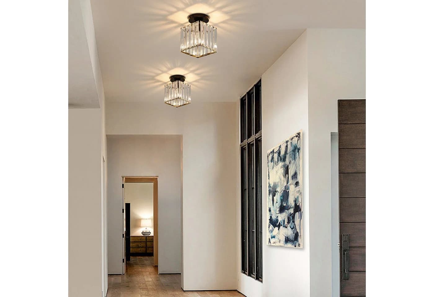 Riserva Kristall Deckenlampe E27 stilvoll - Bild 3