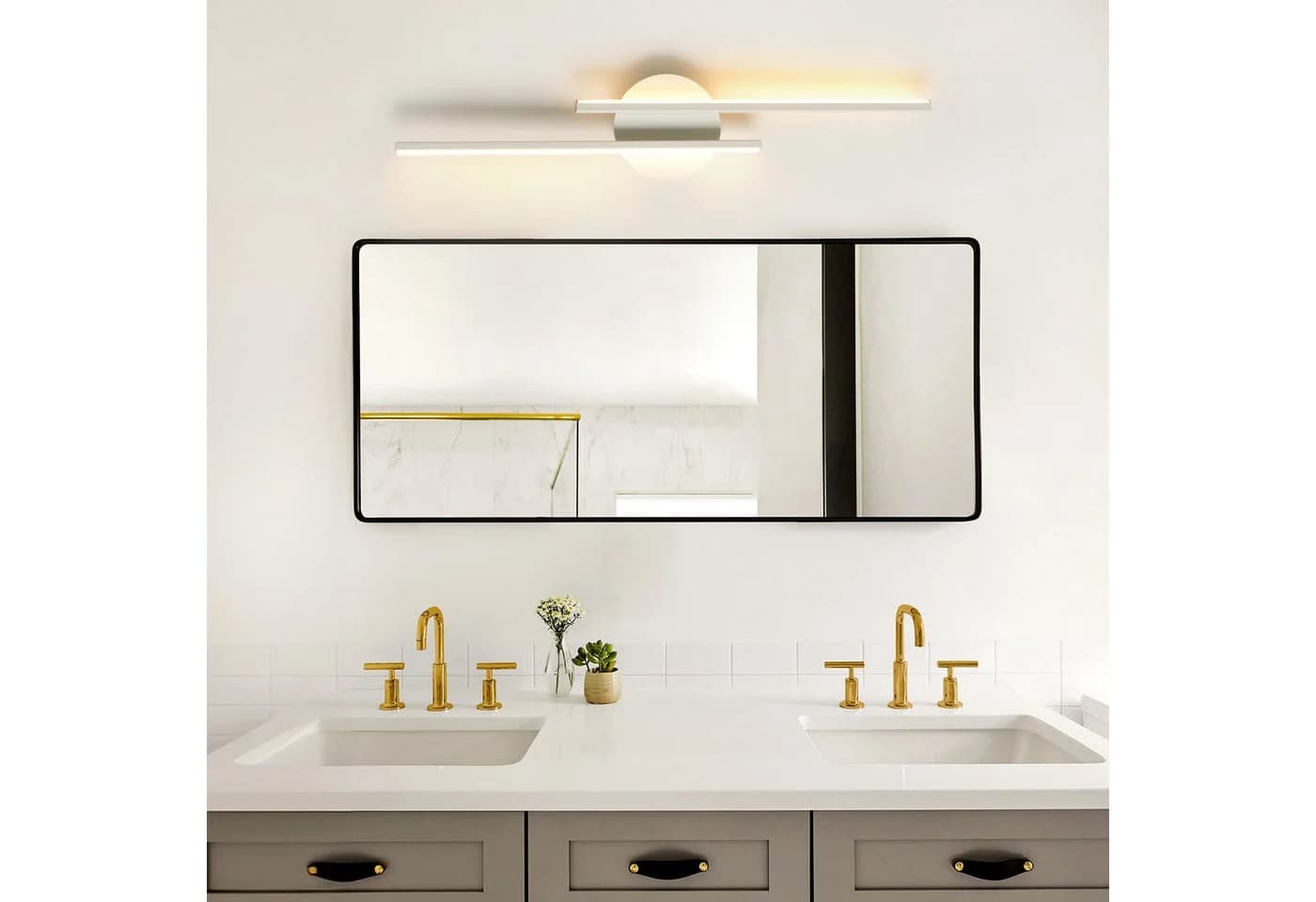 Riserva LED Wandleuchte Schwarz Modern - Bild 4