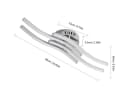 Riserva LED Deckenleuchte Silber 24W 4000K Modern Bild 1