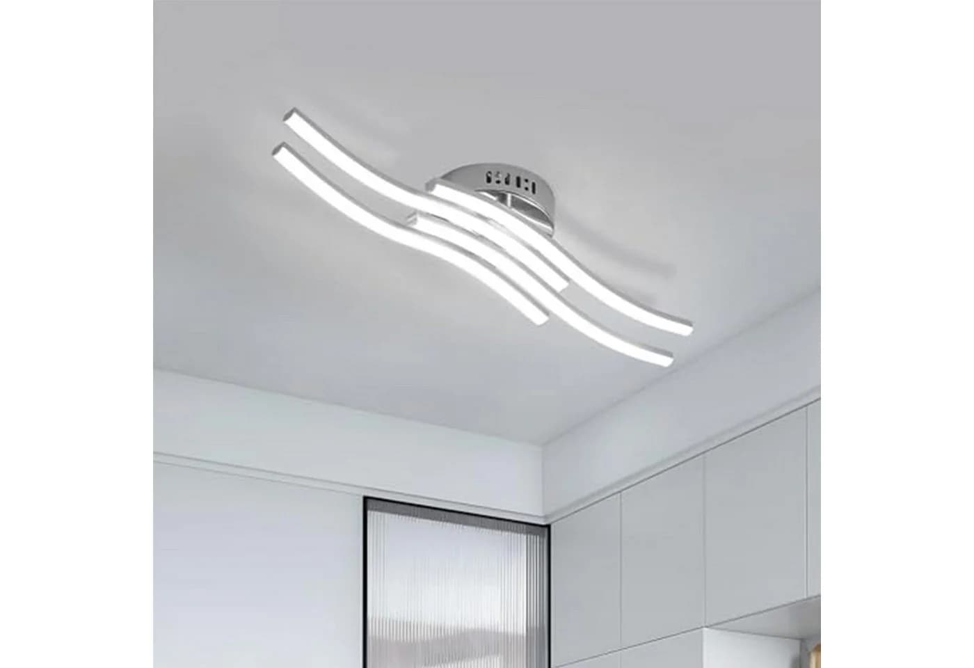 Riserva LED Deckenleuchte Silber 24W 4000K Modern - Bild 2