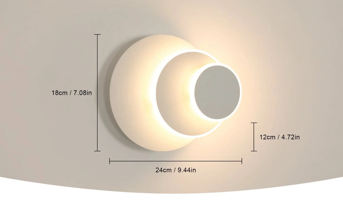 Riserva Wandleuchte LED 15W Modern Drehbar