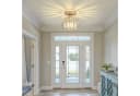 Riserva Kristall Deckenlampe Schwarz/Gold E27 Bild 1