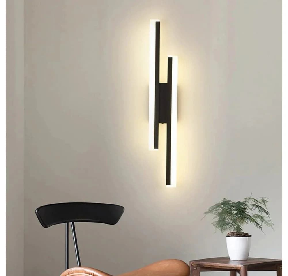 Riserva LED Wandleuchte Schwarz 16W Warmweiß - Bild 2