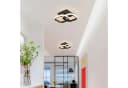Riserva LED Deckenleuchte Dimmbar Schwarz 3 Farben Kreuz-Design Bild 4