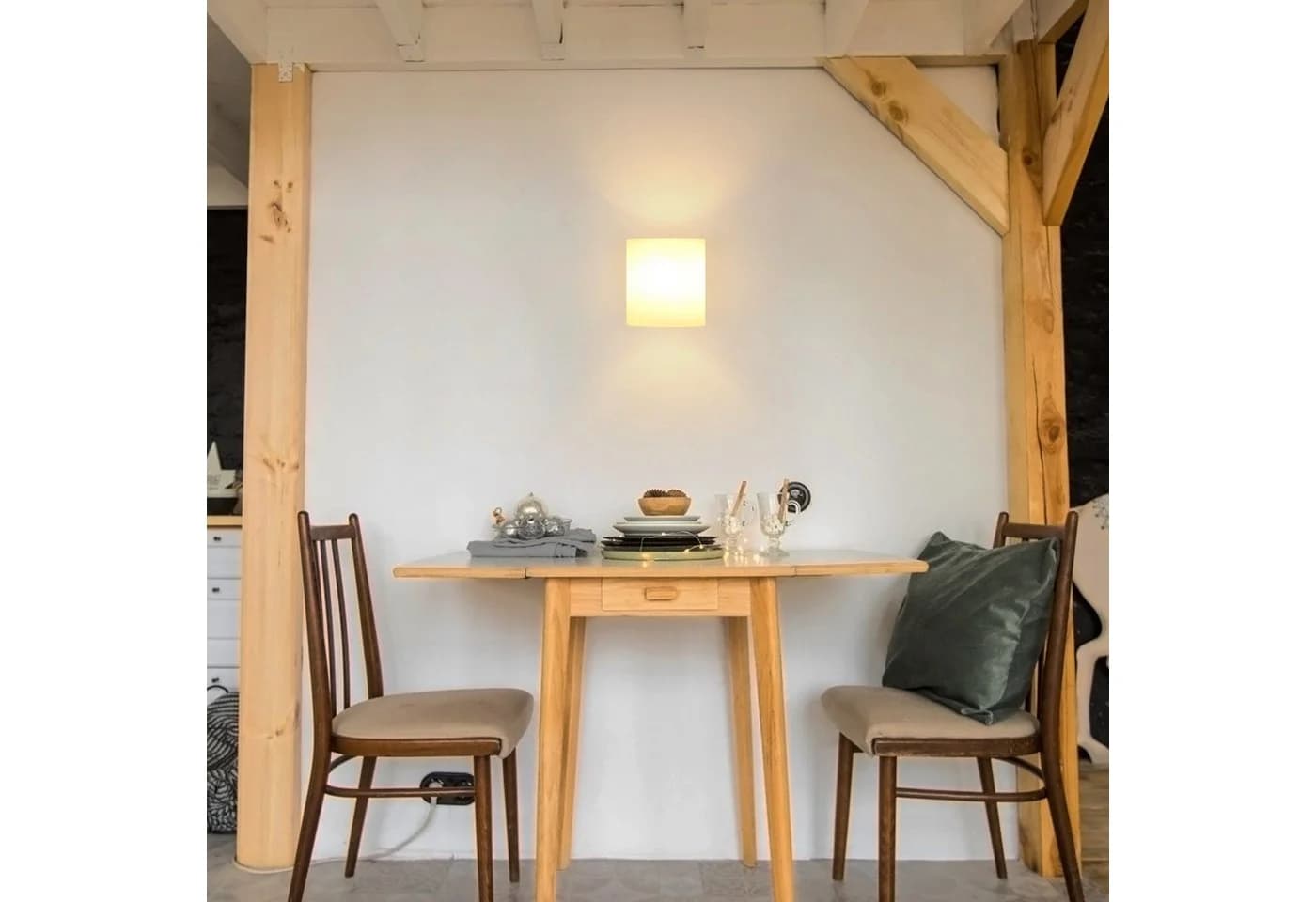 Riserva Wandleuchte Holztreppen E27 für Wohnzimmer, Flur - Bild 4