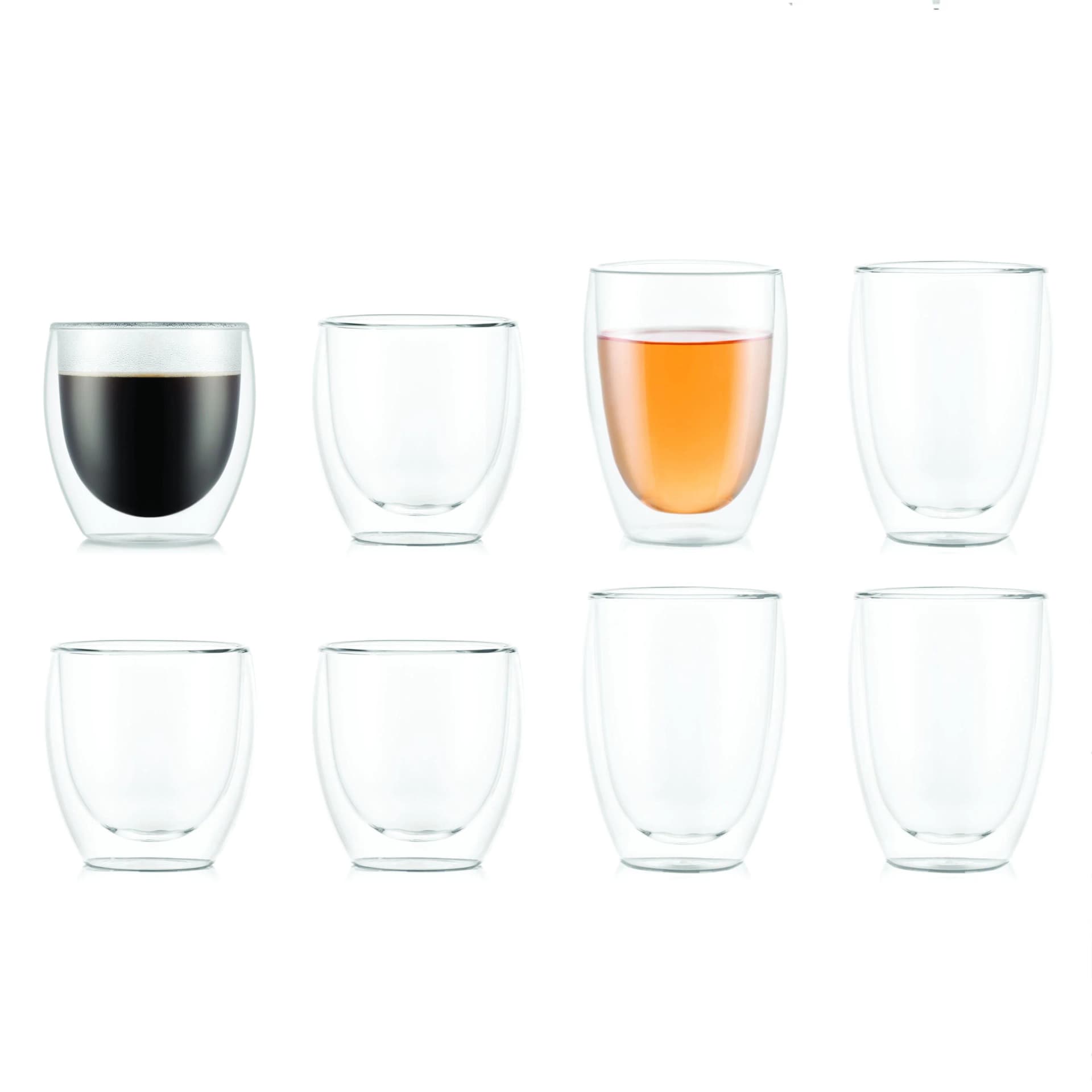 Bodum PAVINA Gläser-Set 8-teilig Borosilikatglas