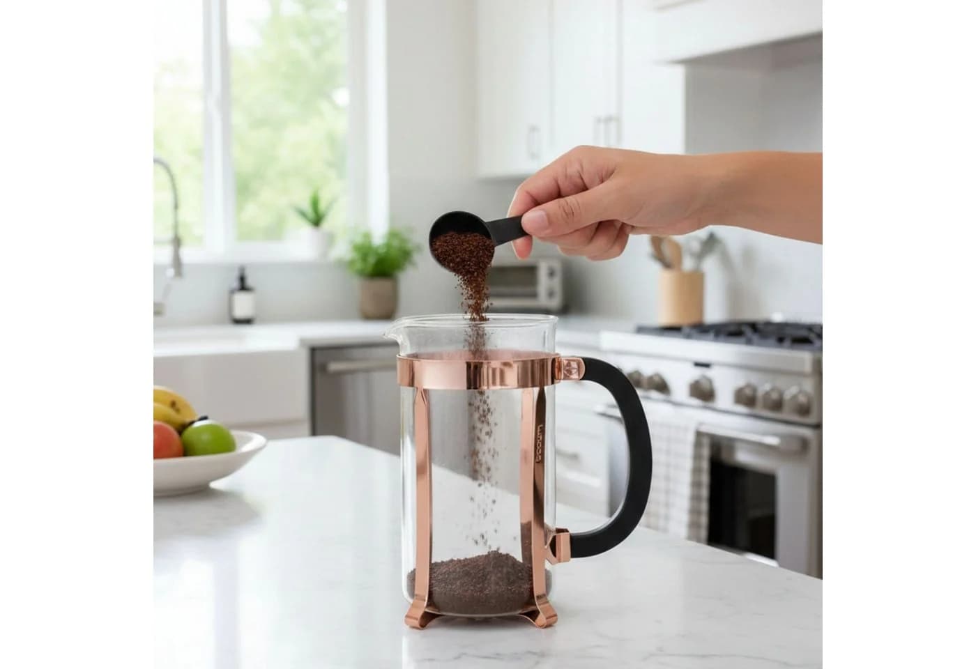 Bodum Chambord French Press Kaffeebereiter 1,0l Kupfer - Bild 3