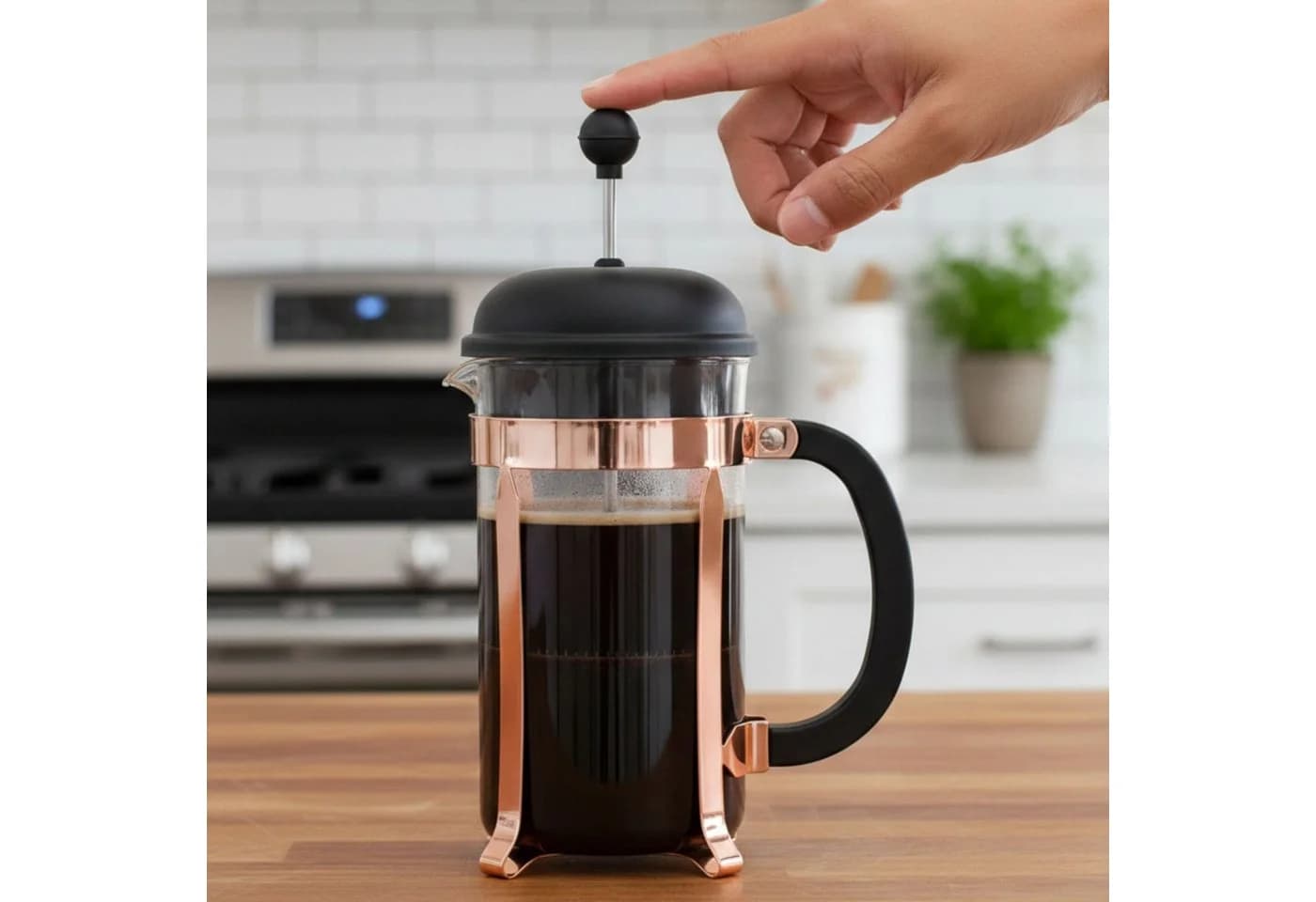 Bodum Chambord French Press Kaffeebereiter 1,0l Kupfer - Bild 4