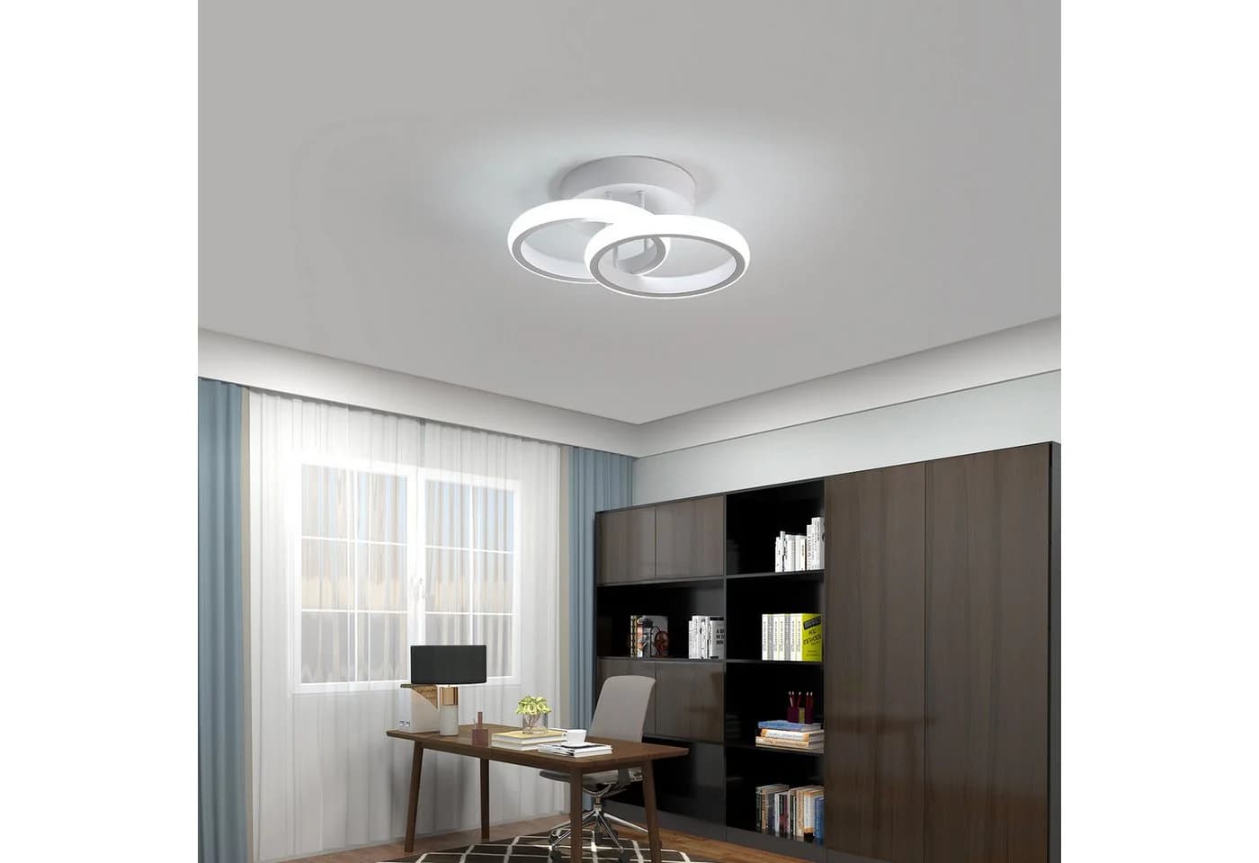 Riserva Dekolicht LED Deckenleuchte Weiß 22W Augenschutzdesign - Bild 4