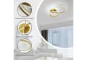 Riserva Deckenleuchte Goldene LED Deckenlampe mit Farbtemperaturwahl Bild 1