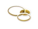 Riserva Deckenleuchte Goldene LED Deckenlampe mit Farbtemperaturwahl Bild 2