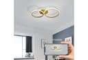 Riserva Deckenleuchte Goldene LED Deckenlampe mit Farbtemperaturwahl Bild 3