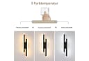 Riserva LED Wandleuchte Rechteckig Dimmbar Acryl Bild 3
