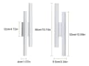 Riserva LED Wandstrahler Einfache LED Lampe, dekorative Acryllampe, 16W warmes Licht 3000K, energiesparend, für Flure, Gänge Bild 1