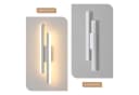 Riserva LED Wandstrahler Einfache LED Lampe, dekorative Acryllampe, 16W warmes Licht 3000K, energiesparend, für Flure, Gänge Bild 2