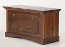 Clever-Moebel Truhe Massivholz Kiefernholz Landhausstil 91x39x50cm Bild 1