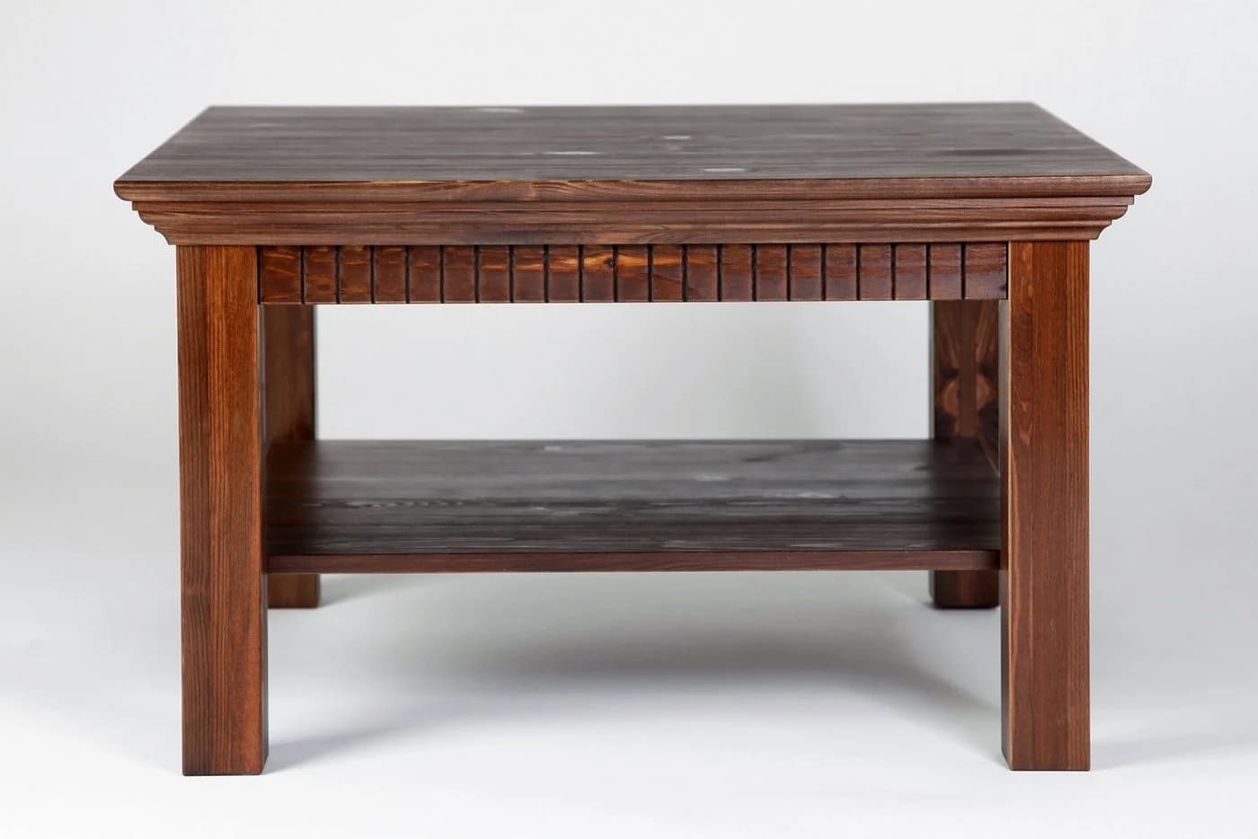 Clever-Moebel Couchtisch Landhausstil 76x76 cm Massivholz - Bild 3